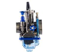 SPAMFAFGHQ Motorcycle Flat Curtain Carburetor For Mikuni Carburetors PWK 21 24 26 28 30 32 34mm Universal Power Jet Motocross Modified Parts(30mm)