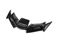 SPAMFAFGHQ Motorcycle Front Fairing ABS Aerodynamic Winglets Guard Winglet Cover For YAMAHA YZF R15v4 R15M 2021 2022 2023(BLACK)