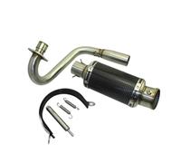 SPAMFAFGHQ Motorcycle Modified Exhaust Muffler For Mini Trail For Monkey Bike Z50 1972-1995 1996 1997 1998 1999 Stainless Steel Carbon