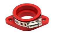 SPAMFAFGHQ Motorcycle Pit Dirt Bike Carburetor Adapter Inlet Intake Pipe Rubber Fit For KEIHIN For MIKUNI For KOSO PE For PWK 21-34mm Air Intake(RED,32-34mm)