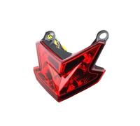 SPAMFAFGHQ Motorcycle Taillight Brake Stop Indicator Tail Lamp Led Rear Light Turn Signal Lights For Kawasaki Z800 Z125 ZX636 ZX-6R For NINJA(Red Lens)