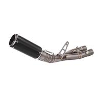 SPAMFAFGHQ Motorcycle Titanium Exhaust Escape For YZF R1 MT-10 R1M 2015 2016 2017 2018-2023 Moto Modified Muffler 50.8mm Mid Link Pipe(Titanium Alloy F)