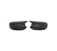 SPAMFAFGHQ Pair For Chrysler 300 300C 2010-2022 OX Horn Side Wing Mirror Cover Caps Rearview Trim Car Accessories(Carbon Look)