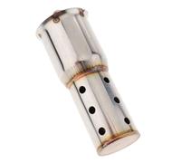 SPAMFAFGHQ Racing Motorcycle 51mm Exhaust System Muffler Baffle With Removable Silencer DB Killer - Flat Tip