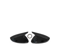 SPAMFAFGHQ Side Rearview Mirror Cap Wing Cover For 208 308 408 508 307 2008 4008 5008 2013-2023 Car Accessories(Bright black)