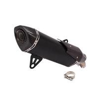 SPAMFAFGHQ Slip On For B&MW C400 C400X C400GT 2018-2020 Full System Motorcycle Exhaust Escape Moto Middle Link Pipe Carbon Fiber Muffler(Style C)