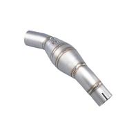 SPAMFAFGHQ Slip On For Benelli 300 BJ300 TNT300 BN300 Motorcycle Exhaust Escape Modify Middle Link Pipe Exhaust Pipe Modified Accessories