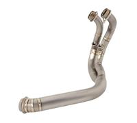 SPAMFAFGHQ Slip On For CFMOTO 800MT 800 MT CF 800-5A 2021 2022 Motorcycle Exhaust Escape System Titanium Alloy Front Connecting Link Pipe