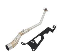 SPAMFAFGHQ Slip On For Cross Cub110 CC110 Cub 110 2018-2023 Motorcycle Exhaust System Escape Muffler Stainless Steel Front Link Pipe