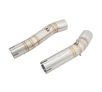 SPAMFAFGHQ Slip On For Y&amaha YZF R1 YZF-R1 MT-10 MT 10 R1M 2007 2008 Motorcycle Exhaust System Escape Connecting 50.8mm Middle Link Pipe