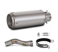 SPAMFAFGHQ Sport Racing Exhaust Slip On Line Motorcycle Middle Link Pipe With Project Muffler For CBR250RR CBR250 RR 2017-2022 2023 2024(Style G)