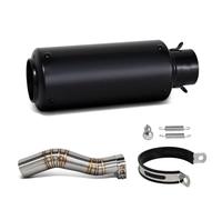 SPAMFAFGHQ Sport Racing Exhaust Slip On Line Motorcycle Middle Link Pipe With Project Muffler For CBR250RR CBR250 RR 2017-2022 2023 2024(Style B)