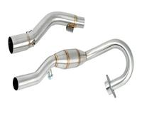 SPAMFAFGHQ Stainless Steel Exhaust Pipe Header Mid Pipe Slip-On Type For CRF 300L CRF300L For Rally ABS 2021 2022 2023 Modified Accessories