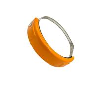 SPAMFAFGHQ Universal General Off-road Motorcycle Exhaust Anti-drop Ring Exhaust Protection Ring Off-road Exhaust Anti-wear Can Cover(Orange)