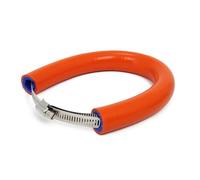 SPAMFAFGHQ Universal Motorcycle Exhaust Pipe Protector Guard Motocross Escape Moto Muffler Heat Shield Cover Anti-hot(Orange)