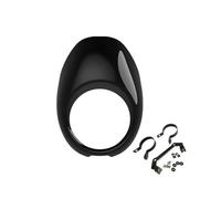 SPAMFAFGHQ Windscreen For CFMOTO CLC450 CF 450CLC Moto Windshield Headlight Cover Fairing Retro Screen Wind Deflector Accessories(Glossy black)