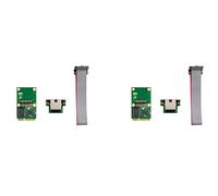 Spamietz 2X RTL8111F Mini PCIE Gigabit Network Card Single-Port Ethernet LAN Card Realtek 8111F Industrial Control Network Card