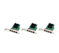 Spamietz 3X Pci-E X1 Gigabit Network Card Pci-Express 4 Port Ethernet Network Card Rtl8111F Ethernet Lan Card