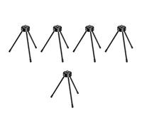 Spamietz 5 x Mini Metal Tripod, Table Tripod with 1/4 Inch, Suitable for Projectors and All Cameras