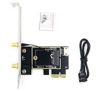 Spamietz NGFF M.2 to PCIE Network Card Adapter Card PCIE Adapter Card NGFF M.2 Adapter Card Supports NGFF M.2 Wireless Network Card