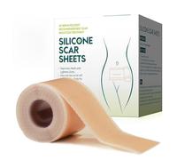 SPANCARE PHARMACEUTICALS Silicone Scar Sheets Roll, Reusable Scar Removal Tape for Keloid, C-Section, Surgery, Stretch Marks, Burns, Breathable