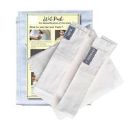SPANCARE PHARMACEUTICALS Wet Pack | Satvik Lifestyle | Cotton Patti | Body Detox | Place on Head, Neck, Abdomen | Pain Relief | Cloth Bag & Manual Included | Pack of 1