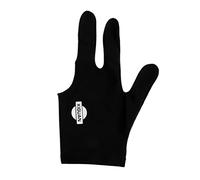 Spandex Snooker Billiard Cue Pool Left Hand Three Finger Accessory, 3 Colors - Blue/Red/Black, Black