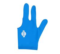 Spandex Snooker Billiard Cue Pool Left Hand Three Finger Accessory, 3 Colors - Blue/Red/Black, Blue