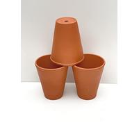 Spang Terracotta Long Tom Pots 9cm W x 10cm W (Pack of 3) - LT9
