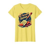 Spangled Spangled Spatula T-Shirt, Women, Lemon Yellow, Small