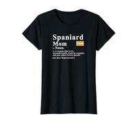 Spaniard Mom Definition Spanish Flag Mother Pride T-Shirt