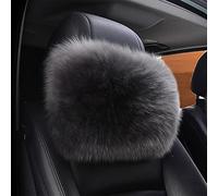 SPANICE Car Headrest Pillow Interior Head Neck Cushion Auto Protector Neck Rest Pillows Car Decor Accessories (Gray)