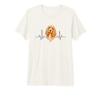 Spaniel Dog Heartbeat Spaniel Dog Lovers Premium T-Shirt