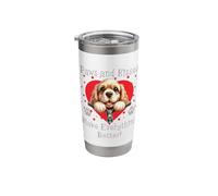 Spaniel Paws and Kisses Make Everything Better Stainless Steel Insulated Tumbler