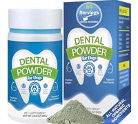 Spanielbuns Dental Powder for Dogs and Cats - Plaque & Tartar Remover, Breath Freshener with Probiotics, Vitamins & Natural Extracts - Easy Dog Dental Care for All Ages - 2.82 oz (80g)