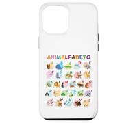 Spanish ABC Animals Identification A-Z of Animals Alphabet Case for iPhone 12 Pro Max