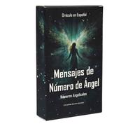 Spanish：Angel Number Message Oracle Tarot Card Fate Divination Prophecy Card Family Party Game Tarot Gold Plated Edge Cards Angel Number Message Oracle