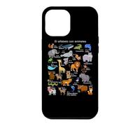 Spanish Animals Alphabet A-Z ABC of the Wildlife Case for iPhone 12 Pro Max