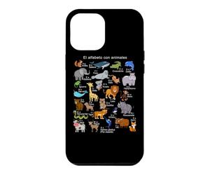 Spanish Animals Alphabet A-Z ABC of the Wildlife Case for iPhone 12 Pro Max