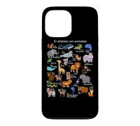 Spanish Animals Alphabet A-Z ABC of the Wildlife Case for iPhone 13 Pro Max