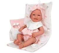 MuÑecas Arias Elegance Zoe With Changing Table Baby Doll 42 Cm Pink Kids
