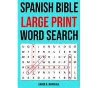 Spanish Bible Large Print Word Search: 50 Rompecabezas Con Soluciones Completas