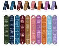 Spanish Bible Magnetic Bookmarks Christian Scenery Magnet Bookmark Clips Bible Page Markers for Teachers Students Book Lovers Reading School Office Home 20pcs (Color2)