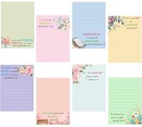 Spanish Bible Sticky Notes 8 Pack Christian Notepads Inspirational Pads