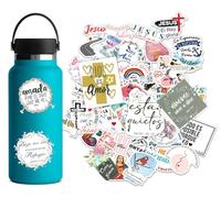 Spanish Bible Verse Stickers, Inspirational Christian Stickers, Jesus Stickers, Bible Journaling Supplies, Aesthetic Faith Christian Stickers for Water Bottles, Religious Christian Gifts