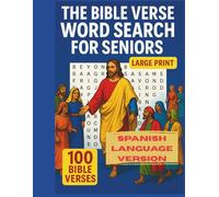 Spanish Bible Verse Word Search for Seniors: Combina el estudio bíblico con la diversión de las sopas de letras