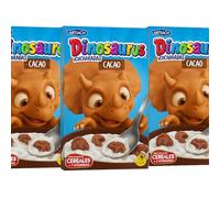 Spanish breakfast chocolate cereals dinosaurs mini galletas cucharadas 3x 350g