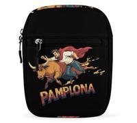 Spanish Bullfighting Mini Crossbody Bag for Women Men | Small Sling Shoulder Bags with Adjustable Strap for Outdoors Travel Hiking