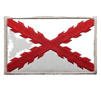Spanish Burgundy Cross Flag Patch