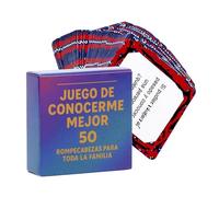 Spanish Card Game - Family Connection Deck | Paper Cards with Colorful Print, Board Game Accessory with Conversation Function, Home Party Tool, Road Trip Aid for Friends Vacation